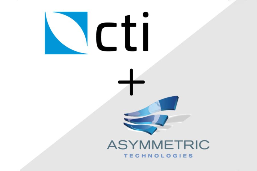 image depicting merger with cti logo and asymmetric technologies logo